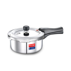 Prestige Svachh Triply Outer Lid Pressure Cooker with Unique Deep Lid for Spillage Control