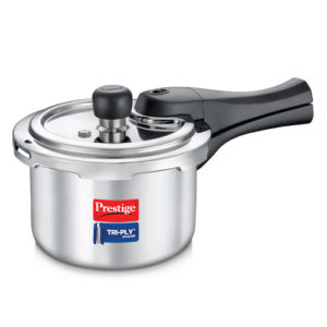Prestige Svachh Triply Outer Lid Pressure Cooker 1.5 Liters