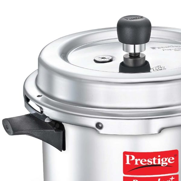 Prestige Popular Svachh Virgin Aluminium Spillage Control Pressure Cooker