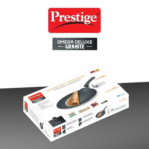 Prestige Omega Deluxe Granite Flat Dosa Tawa