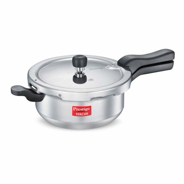 Prestige Svachh Aluminium JUNIOR 3.5 Litre Outer Lid Pressure Cooker