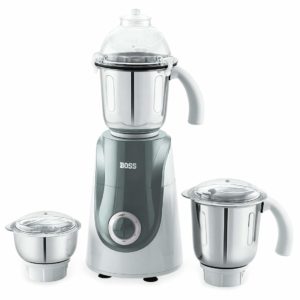 BOSS Crown 750W Mixer Grinder with Powerful Motor with 3 Stainless Steel Jars