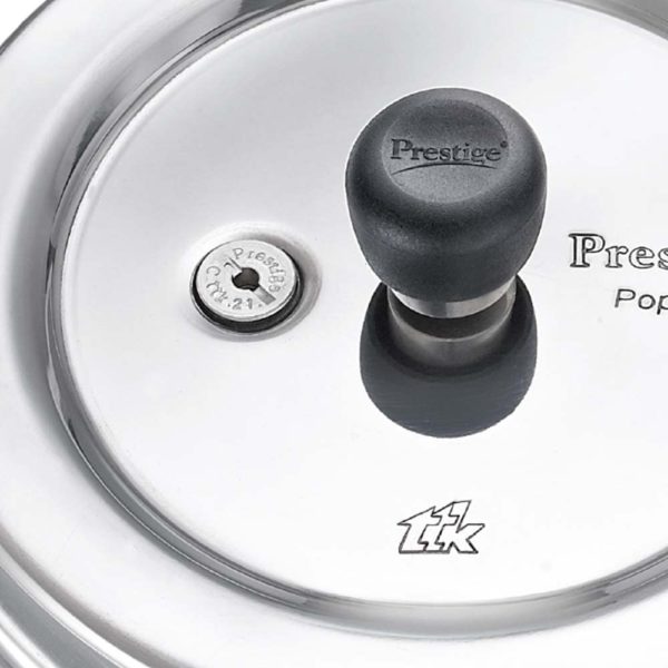 Prestige Popular Svachh Virgin Aluminium Spillage Control Pressure Cooker