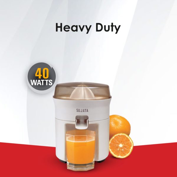 Sujata Citromatic The Expert Citrus Juicer with Special Lemon Press