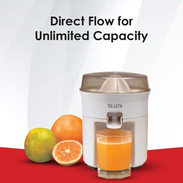 Sujata Citromatic The Expert Citrus Juicer with Special Lemon Press
