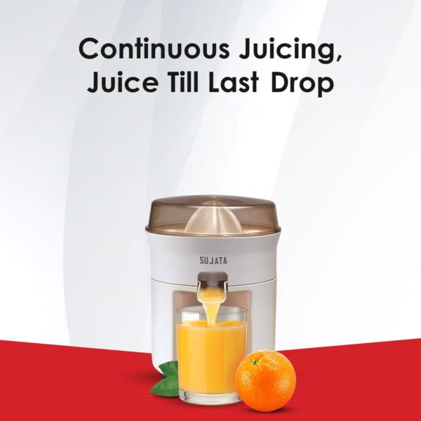 Sujata Citromatic The Expert Citrus Juicer with Special Lemon Press