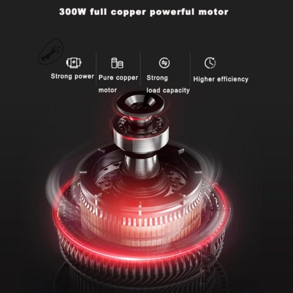 Pigeon Ultra Fast Electric 300 Watts Electric Chopper For Kitchen Twin Blade Technology 600 Ml 'Chop-N-Store' Plastic Bowl With Lid