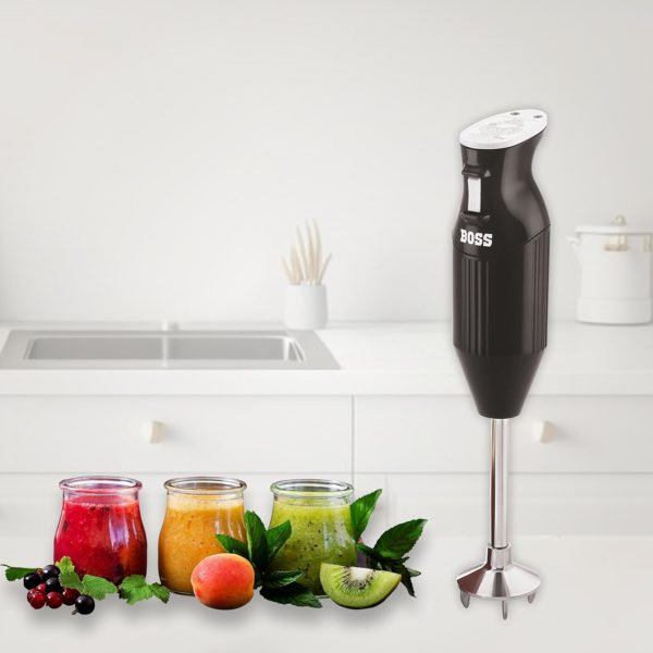 BOSS Portable Hand Blender Single Speed 225 watts (B-132)