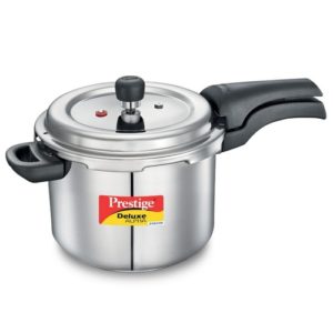 Prestige Deluxe Alpha Svachh Stainless Steel Spillage Control Pressure Cooker