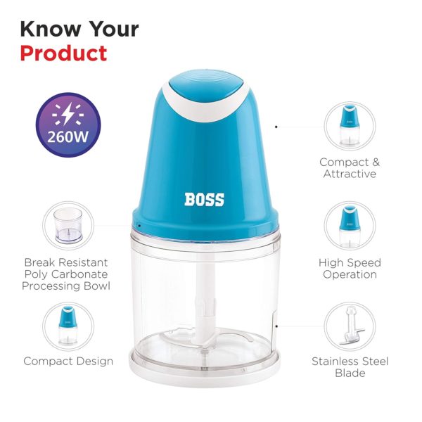 BOSS Speedy Vegetable Chopper 500 ml