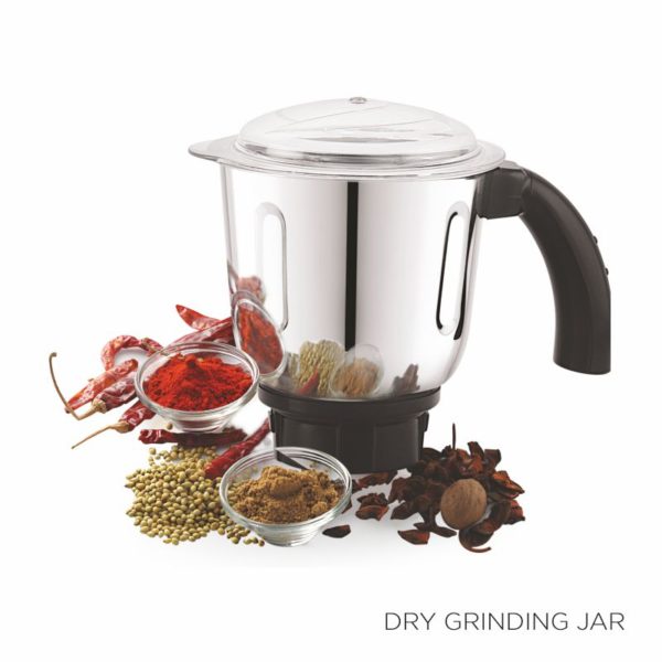BOSS Crown 750W Mixer Grinder with Powerful Motor with 3 Stainless Steel Jars