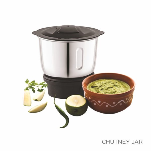 BOSS Alpha 750W Mixer Grinder with Powerful Motor with 3 Stainless Steel Jars