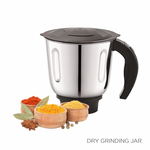 BOSS Alpha 750W Mixer Grinder with Powerful Motor with 3 Stainless Steel Jars