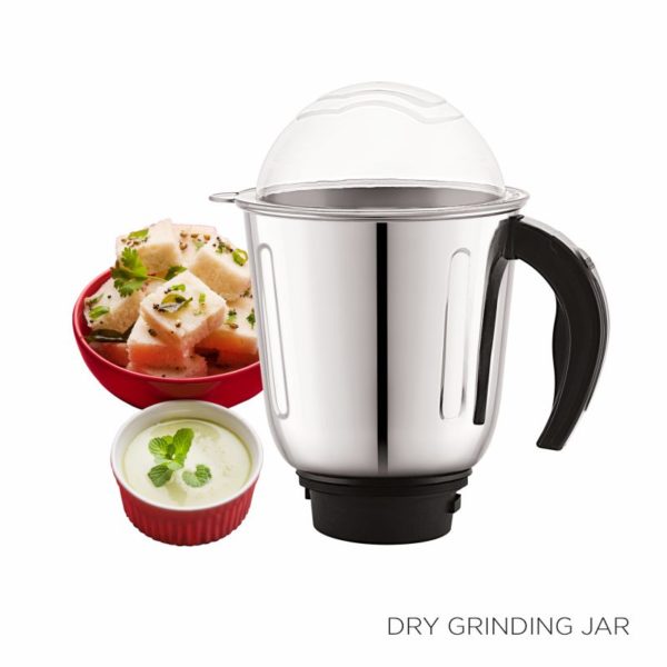 BOSS Alpha 750W Mixer Grinder with Powerful Motor with 3 Stainless Steel Jars